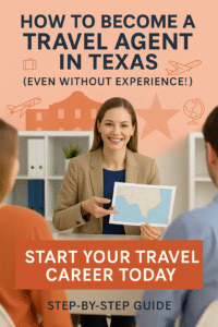 how to become a travel agent in texax